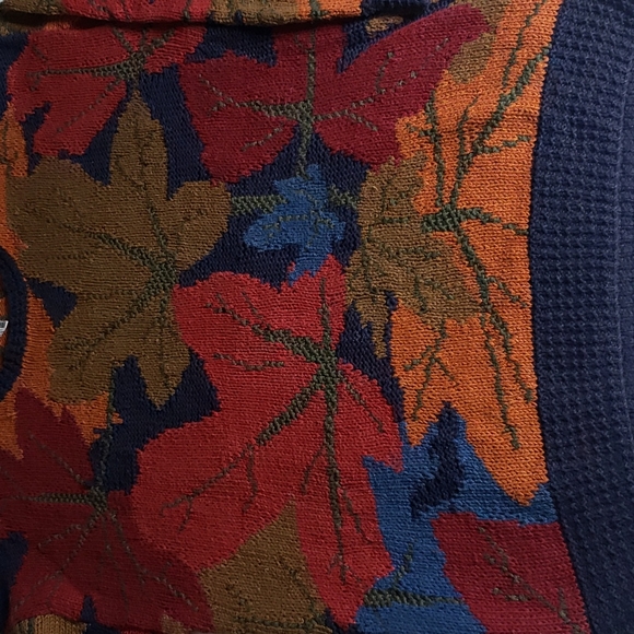 VINTAGE AUTUMN LEAF SWEATER - Picture 10 of 11